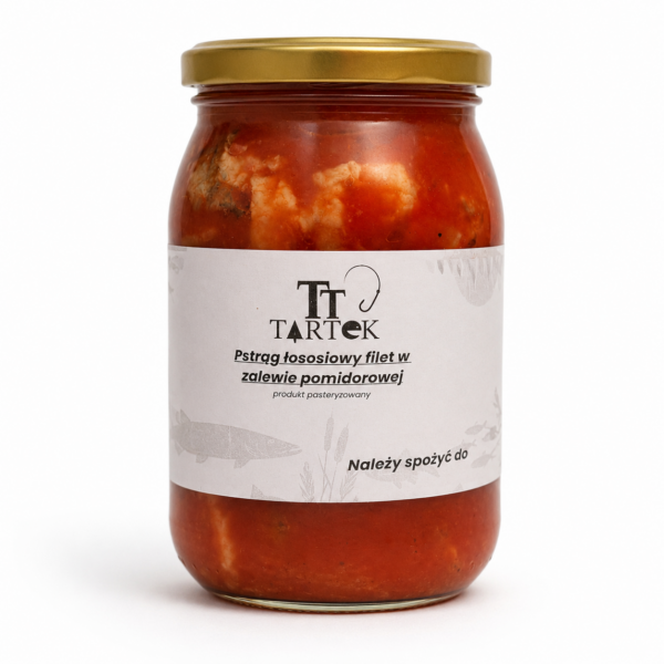 Pstrąg łososiowy filet w zalewie pomidorowej (900 ml)